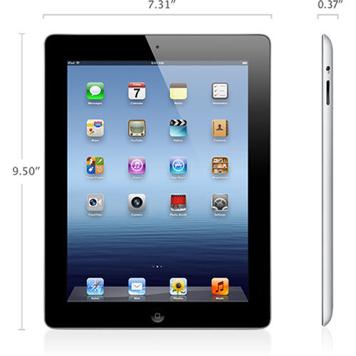 Apple  iPad 3rd Gen 16GB with Wi-Fi + 4G LTE (AT&T) in Black