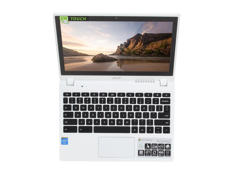 Acer C720P-2625 Chromebook Intel Celeron 2955U (1.40GHz) 2 GB Memory 32 GB SSD 11.6" Touchscreen Chrome OS