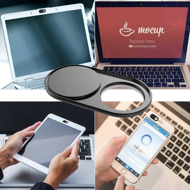 3 Pack: Webcam Privacy Cover for Computers, Smartphones & Tablets Protect Your Privacy and Security