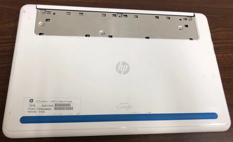 HP 11-1101 Chromebook 11.6" Display 1.7GHz 2GB 16GB Chrome OS  in White and Blue (Scratch and Dent)