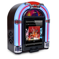 Ion Retro Jukebox Dock Speaker for iPad, iPhone & iPod with 30-Pin Dock Connector & 3.5mm Input