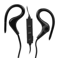 iTD Gear Sport Rechargeable Bluetooth Wireless Stereo Headset with Microphone in Black
