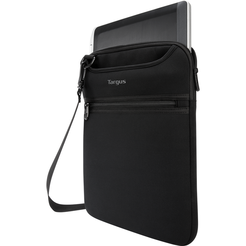 Targus Vertical Slipcase for 12-Inch Laptops with Hideaway Handles in Black