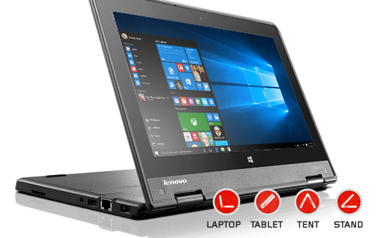 Lenovo ThinkPad Yoga 11e (2nd Gen) Windows Intel Core M 4GB RAM 500GB HDD 11.6" Touch-Screen Laptop
