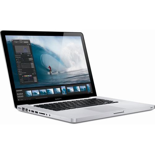 Apple MacBook Pro Core 2 Duo  2.66GHz 4GB 320GB DVD±RW 15.4" AirPort OS X w/Webcam in Silver MB985LL/A
