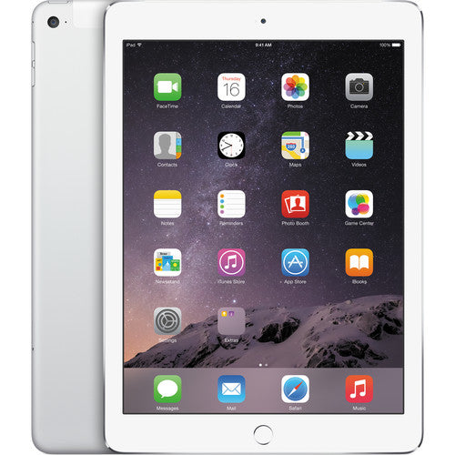 Apple iPad Air 2 128GB Wi-Fi + 4G LTE in Silver MH322LL/A
