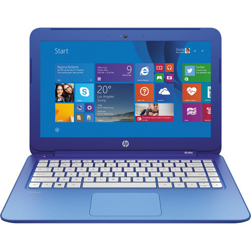 HP Stream 13.3" 13-c010nr Notebook Intel Celeron N2840 (2.16GHz) 2GB 32GB Intel HD Graphics Windows 8.1 - Blue