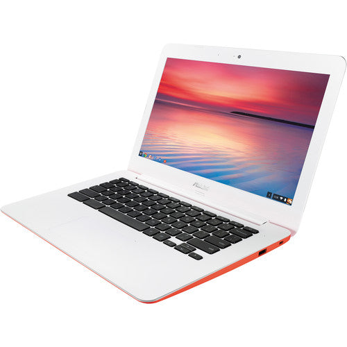 ASUS Chromebook C300MA 13.3" Intel Celeron 2GB 16GB SSD Red -ENGRAVED