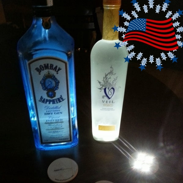 3 PACK of Cool (Liquor) Bottle LED Accent Lights - Illuminate Any Bottle!