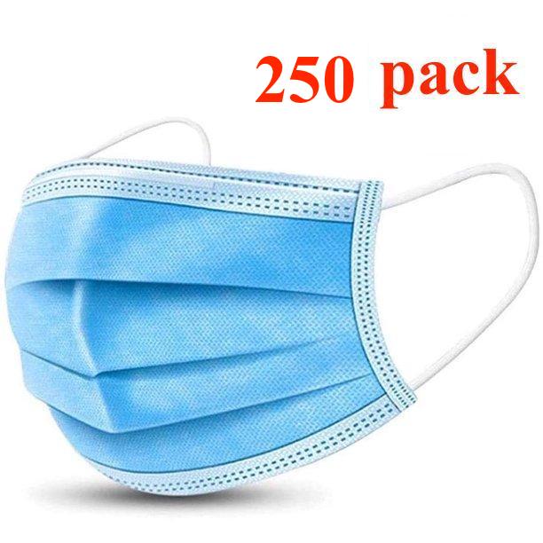 250 Pack Disposable Face Masks