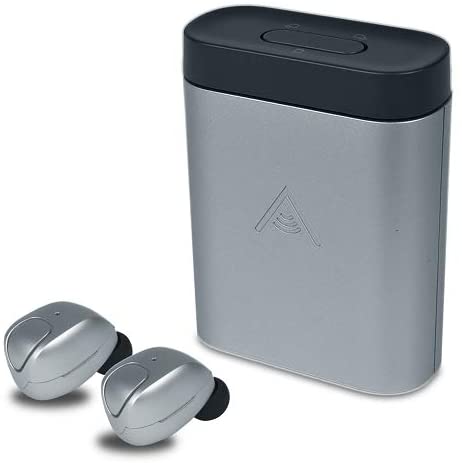 Alpha Audiotronics Skybuds - Truly Wireless Earbuds w/Digital Microphone, Adaptive Awareness & Mobile App
