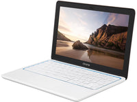 HP Chromebook 11 11.6" Display Exynos 5 Dual 2 GB RAM 16 GB SSD in White