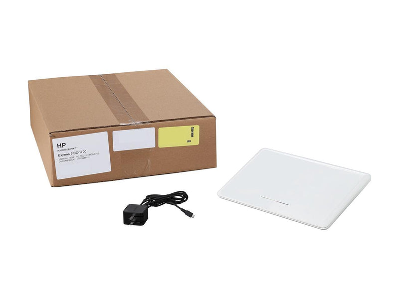 HP Chromebook 11 11.6" Display Exynos 5 Dual 2 GB RAM 16 GB SSD in White