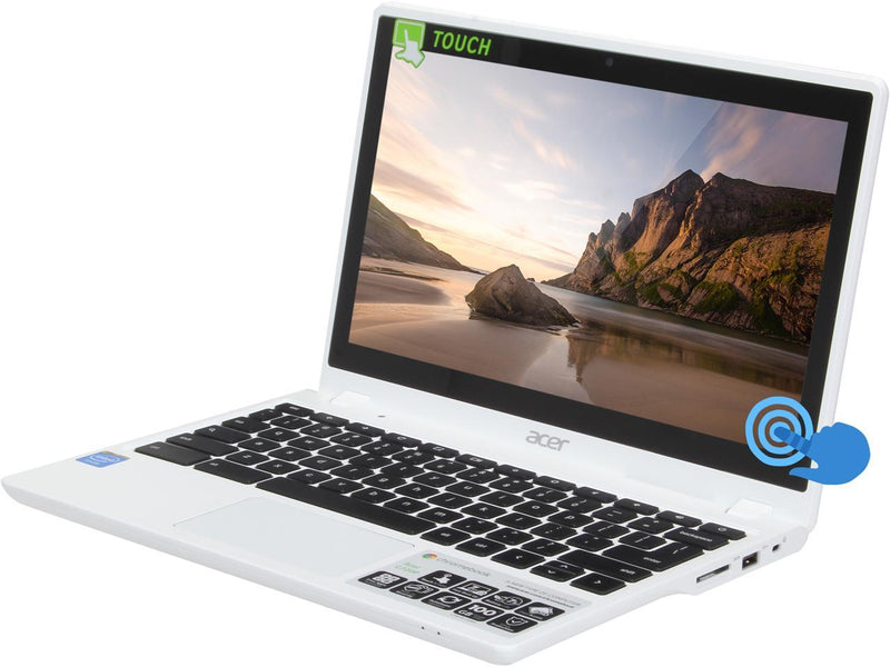 Acer C720P-2625 Chromebook Intel Celeron 2955U (1.40GHz) 2 GB Memory 32 GB SSD 11.6" Touchscreen Chrome OS
