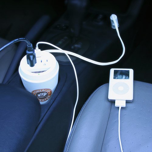 The Original PowerCup 200 Watt 2-Outlet/1 USB Car Power Inverter