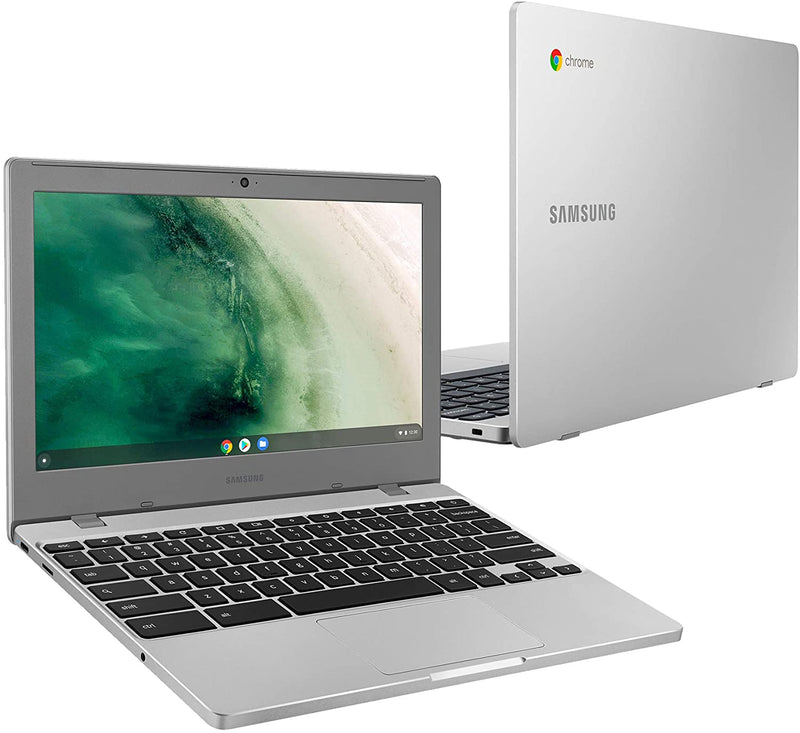 Samsung Chromebook 4 11.6", Intel Celeron N4020, 4GB RAM, 32GB SSD, Chrome OS, Platinum Titan, XE310XBA-K01US