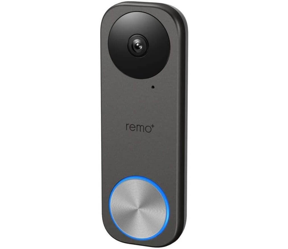 Remo+ RemoBell S WiFi HD Video Doorbell w/Motion Sensor, 2-Way Talk & Alexa