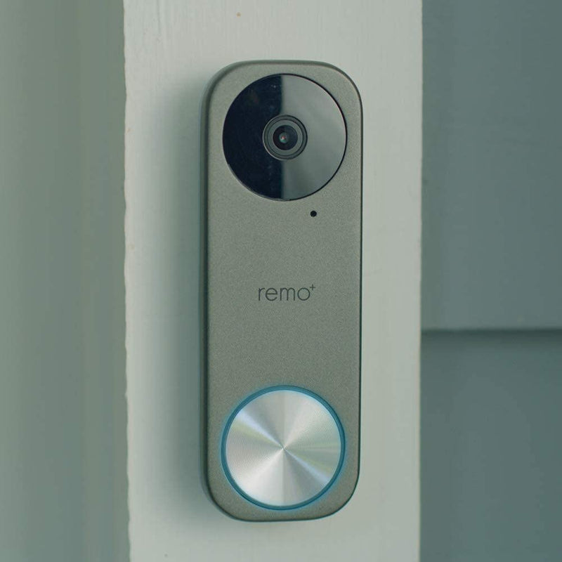 Remo+ RemoBell S WiFi HD Video Doorbell w/Motion Sensor, 2-Way Talk & Alexa