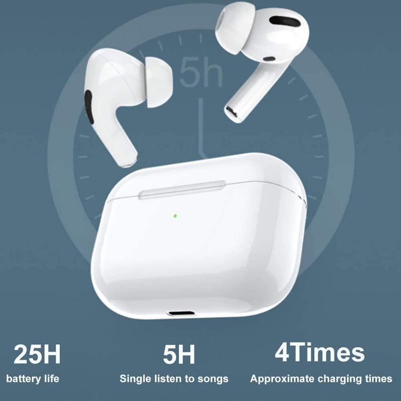 Bluetooth Wireless Stereo Earbuds, Active Noise Cancellation, Bluetooth 5.0 Auto Connect to Android/IOS Devices