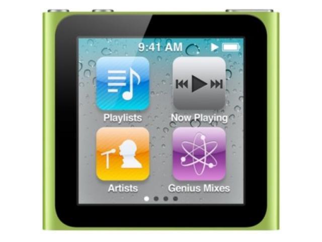 iPod Nano 6th Gen 1.54" Multi Touch Display 8GB in Assorted Colors