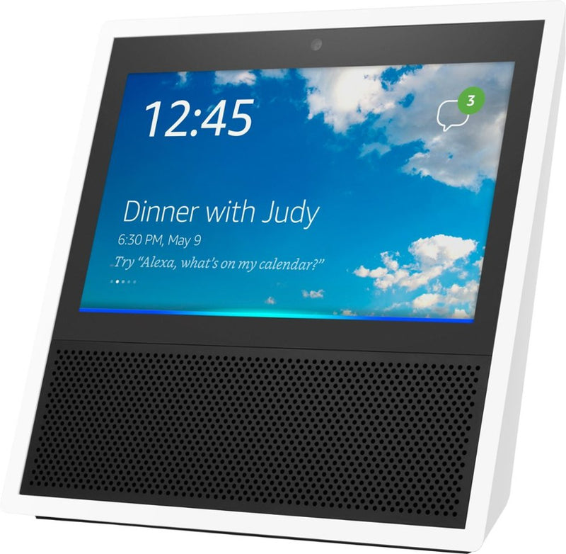 Amazon Echo Show Smart Speaker with Alexa in White