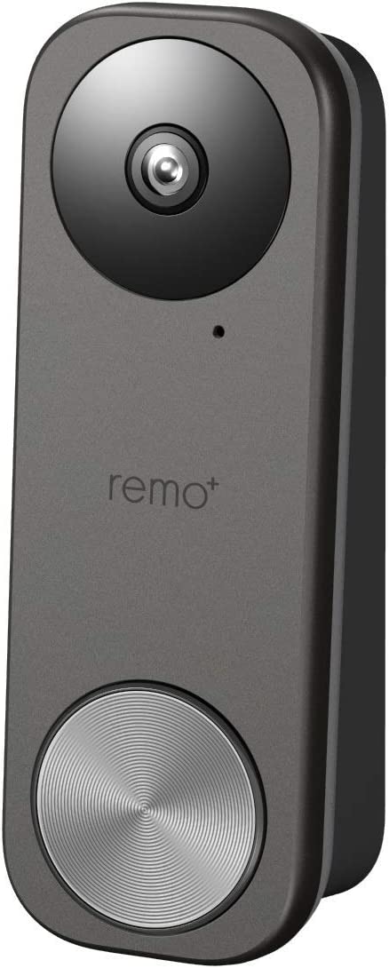 Remo+ RemoBell S WiFi HD Video Doorbell w/Motion Sensor, 2-Way Talk & Alexa