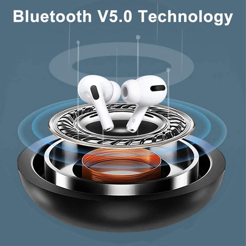 Bluetooth Wireless Stereo Earbuds, Active Noise Cancellation, Bluetooth 5.0 Auto Connect to Android/IOS Devices