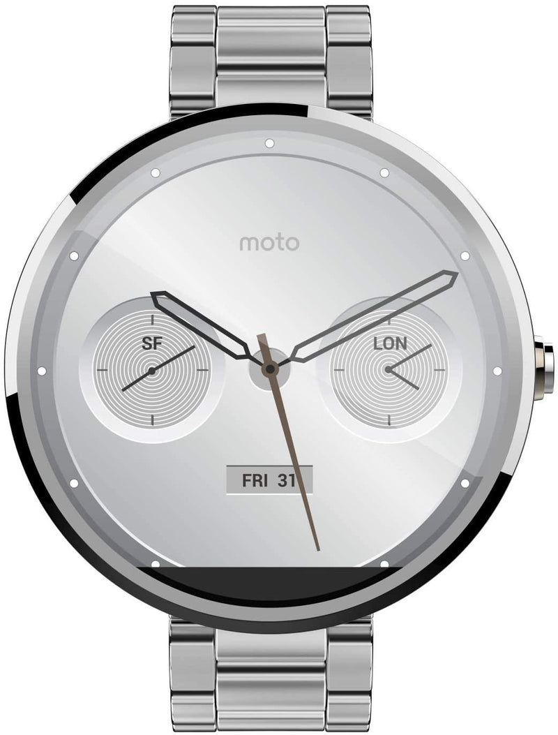 Motorola Moto 360 Smartwatch for Android - Stainless Steel