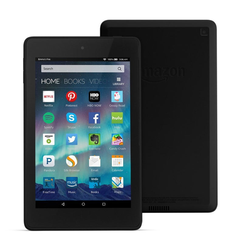 Amazon Fire Tablet w/Alexa HD Display 16GB 5th Gen 6" in Black