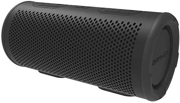 Braven - STRYDE 360 Waterproof Bluetooth Speaker - Black