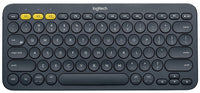 Logitech K380 79-Key Multi-Device Bluetooth v3.0 Keyboard (Gray)