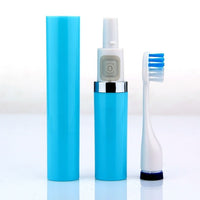 On The Go Sonic Electric Toothbrush Massager with 3 Brush Heads
