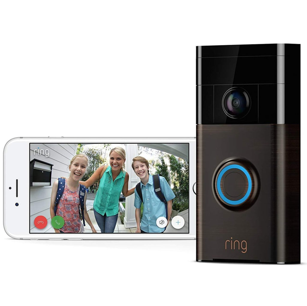 Ring Wi-Fi Enabled Video Doorbell Works with Alexa (2020 Release)