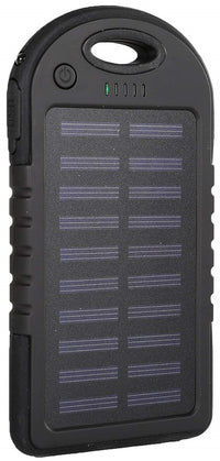 iBoost SPB5000 Solar Smartphone Power Pack Battery Charger in Black