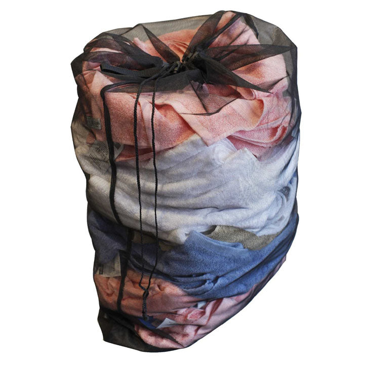 Samsonite S2073 Mesh Drawing Laundry Bag in Black