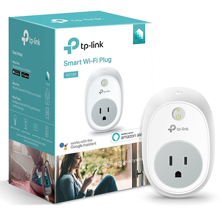 TP-Link Kasa Smart Wi-Fi Plug Works with Alexa and Google Assistant (HS100)