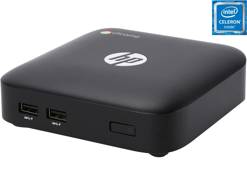 HP Desktop Computer Chromebox (J5N50UT#ABA) Celeron 2955U (1.4 GHz) 4GB DDR3 16GB SSD Google Chrome OS