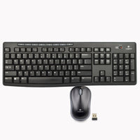 Logitech MK270 2.4GHz 103-Key Wireless Multimedia Keyboard & Optical Mouse Kit (Black/Gray)