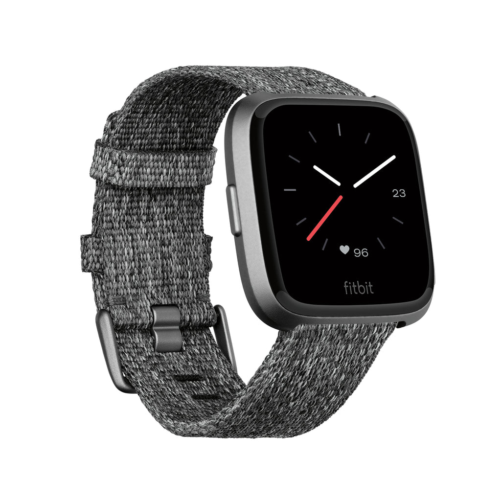 Fitbit Versa Special Edition Fitness Tracker Smart Watch in Charcoal