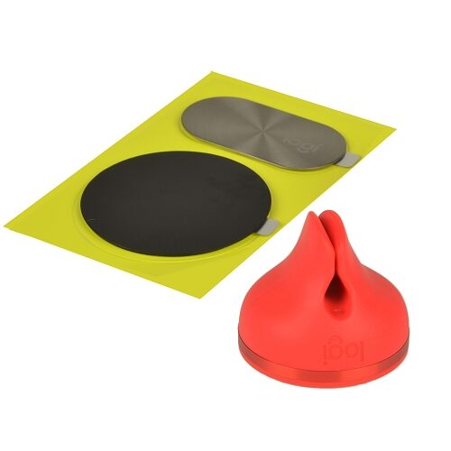 Logitech ZeroTouch Magnetic Air Vent Mount for Phones (Red)