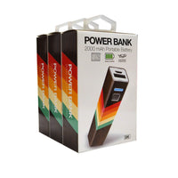 GEMS 2000 mAh Portable Power Bank Multi-Color Stripe