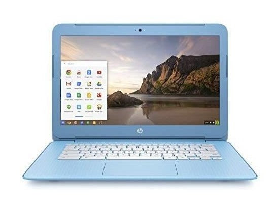 HP Chromebook F3K86AS#ABA Intel Celeron 2955U X2 1.4GHz 2GB 16GB SSD 14", Blue