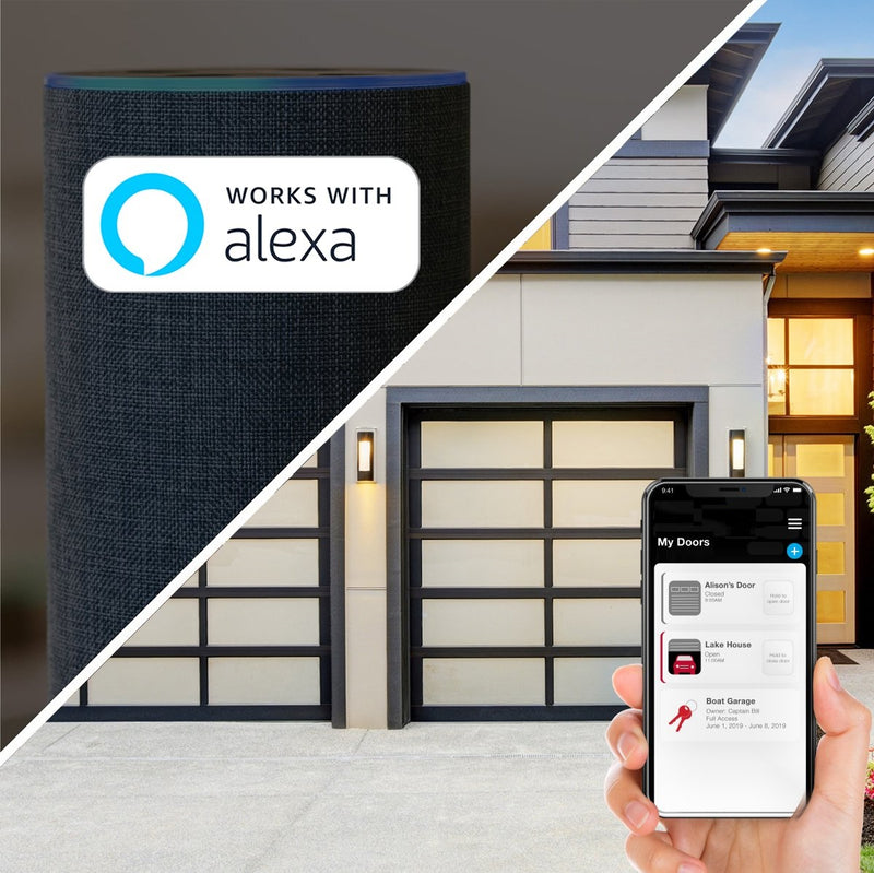 Smart Garage Door Opener Controller w/Alexa, Google Home and IFTTT