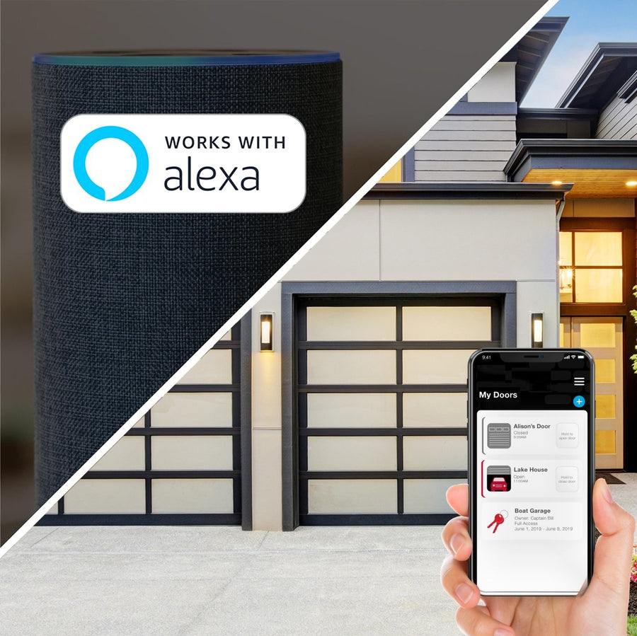 Smart Garage Door Opener Controller w Alexa Google Home and IFTTT