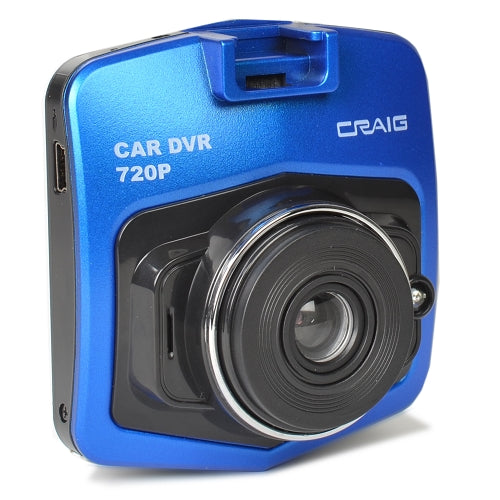 Craig CCR9030 720p Digital Dash Cam w/2.4" LCD & Windshield Mount (Blue)