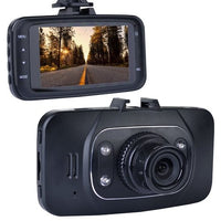 Automotive 1080p HD Dash Cam with Night Vision, 2.7" LCD Screen & Windshield Mounting (Records to microSD Card)