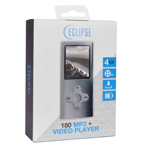 Eclipse 180SL 4GB MP3 USB 2.0 Music/Video Player & Voice Recorder w/1.8" LCD