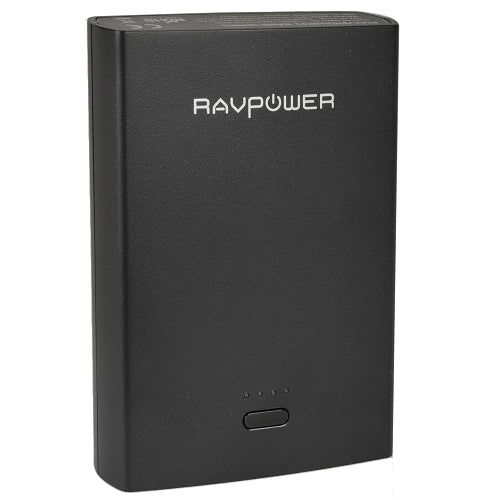 RAVPower Basis Series RP-PB071-BK Dual USB Port 10400mAh iSmart Portable Charger Power Bank in Black