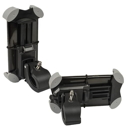 Universal Smart Phone Bike Handlebar Mount for 3.5-5.5" Phones (Gray)