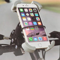 Universal Smart Phone Bike Handlebar Mount for 3.5-5.5" Phones (Gray)